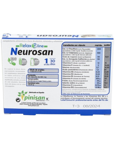 Neurosan 30Cap. de Pinisan