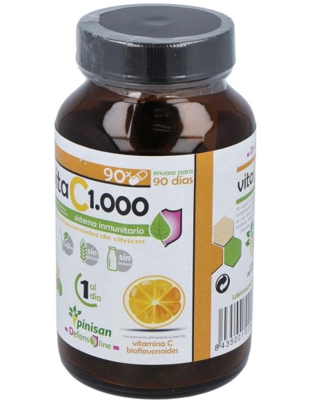 Vitamina C 1000Mg Bioflavonoides 90Cap. de Pinisan