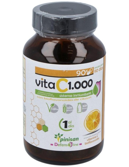 Vitamina C 1000Mg Bioflavonoides 90Cap. de Pinisan