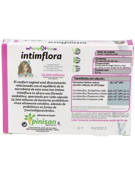 Intimflora 20Cap. de Pinisan