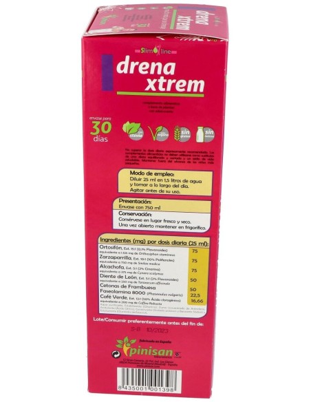 Drenaxtrem 750Ml. de Pinisan