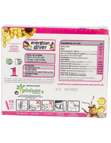 Energisan Diver 15Viales de Pinisan