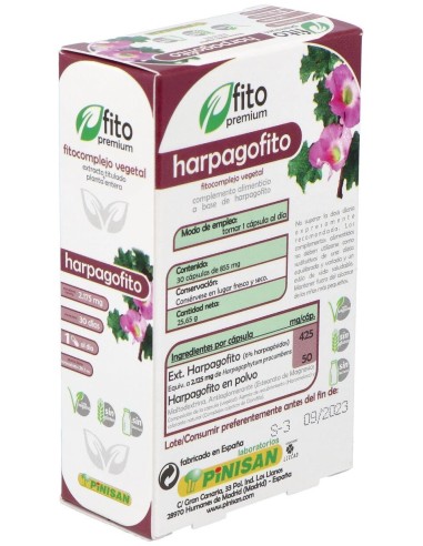 Fito Premium Harpagofito 30Cap. de Pinisan