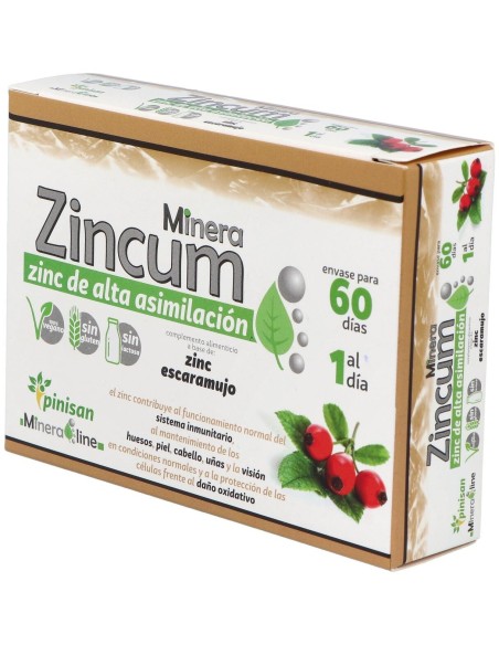 Mineraline Zincum 60Cap. de Pinisan