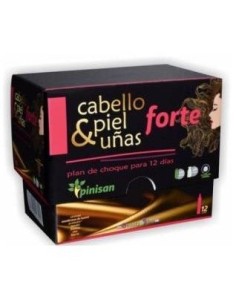 Cabello, Piel Y Uñas Forte 12Viales de Pinisan 2
