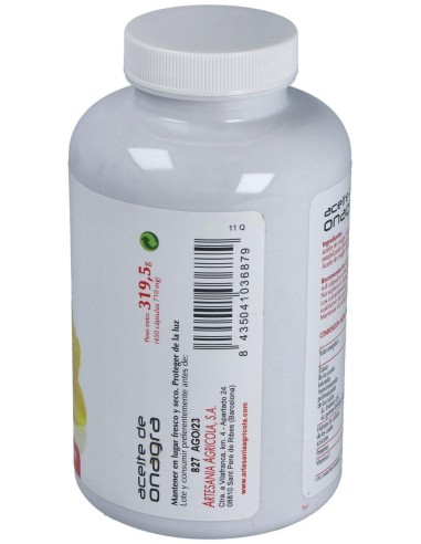 Onagra Plantis 450 Cap. de Artesania