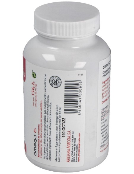 Omega-6  Plantis 220 Cap de Artesania