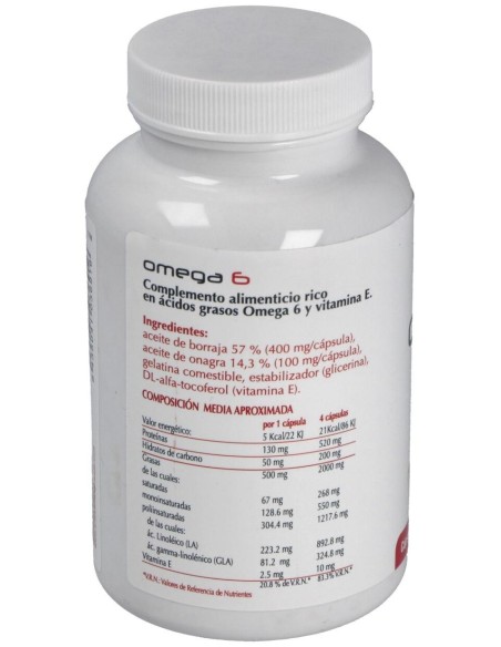 Omega-6  Plantis 220 Cap de Artesania