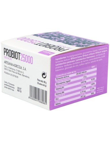Probiot 25000 Senior 15X6 G de Artesania