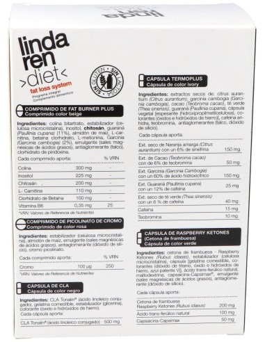 Fat Loss Lindaren Diet 30Packs de Artesania