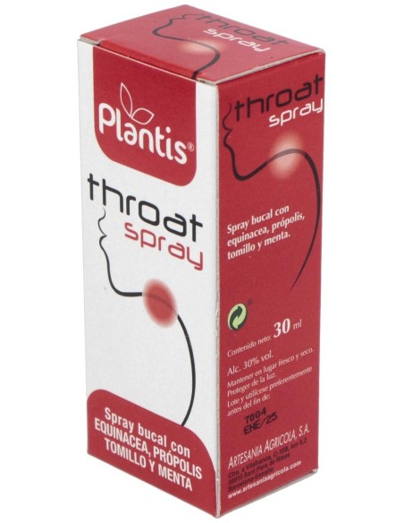 Throat Spray Plantis 30 Ml de Artesania