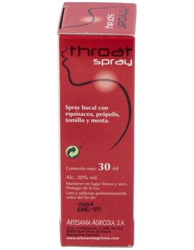Throat Spray Plantis 30 Ml de Artesania