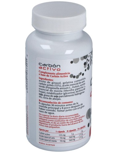 Carbon Activo Plantis 60 Cap. de Artesania