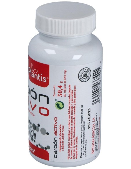Carbon Activo Plantis 60 Cap. de Artesania