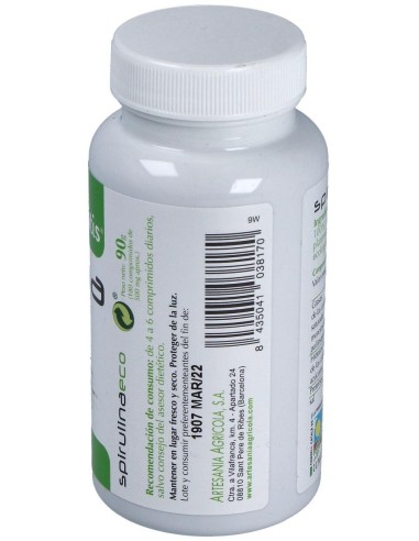Spirulina Eco 180Comp de Artesania