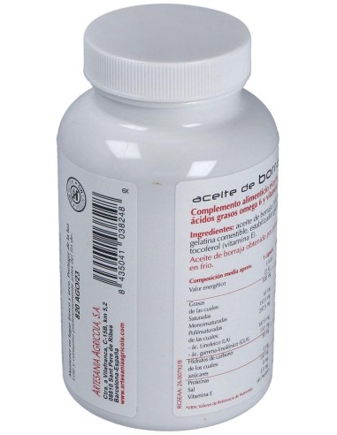 Aceite De Borraja 120Cap. de Artesania