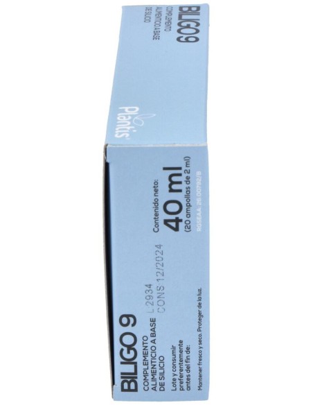 Biligo-9 Si 20 Ampollas X 2 Ml de Artesania