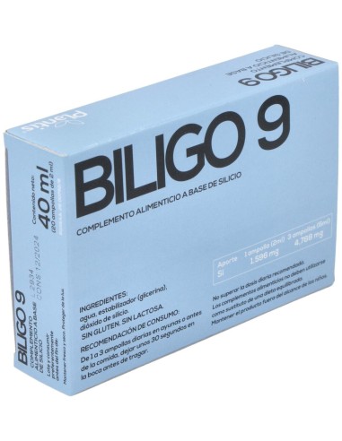Biligo-9 Si 20 Ampollas X 2 Ml de Artesania