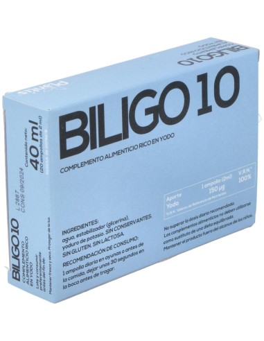 Biligo-10 I 20 Ampollas X 2 Ml de Artesania