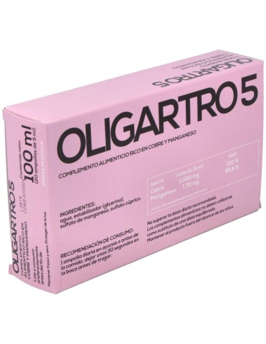 Oligartro-5 Mn-Cu 20 Amp X 5Ml de Artesania