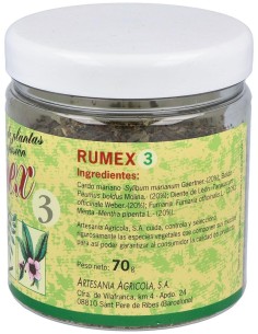 Rumex 3 Hepatico Bote 70 G de Artesania 2