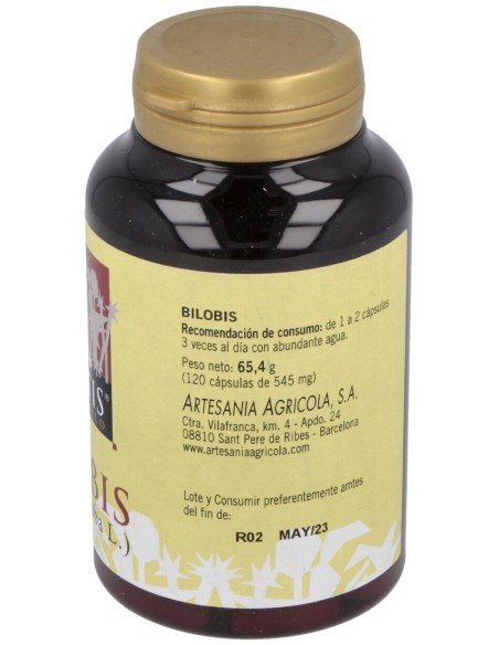 Bilobis Plantis (Ext.Seco Ginkgo Biloba) 120Cap. de Artesania