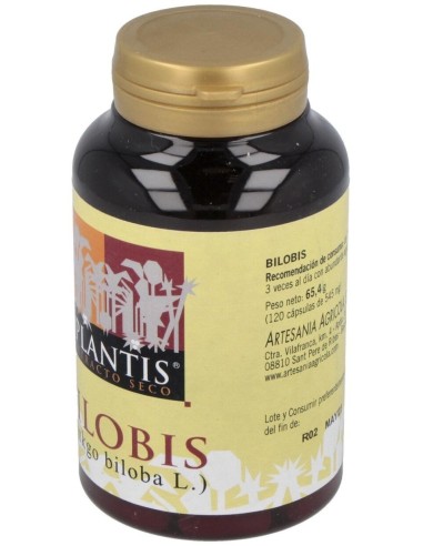 Bilobis Plantis (Ext.Seco Ginkgo Biloba) 120Cap. de Artesania