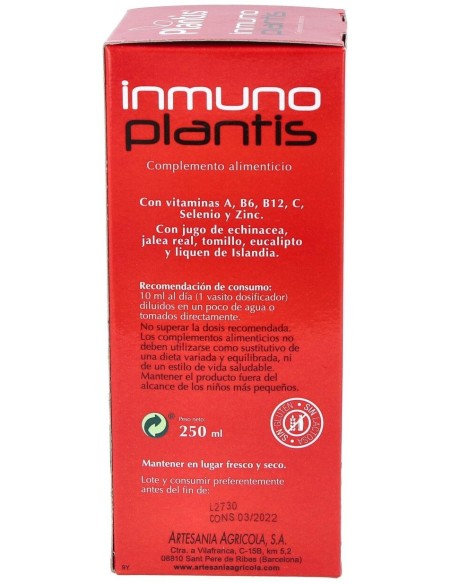Inmunoplantis 250 Ml de Artesania
