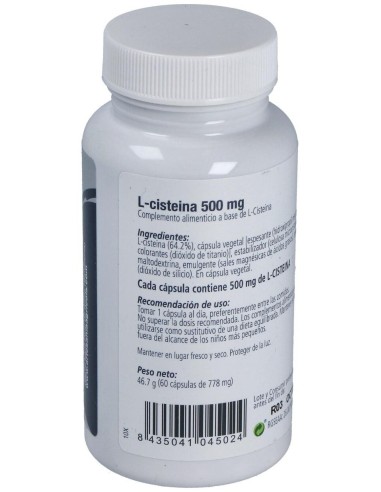 L-Cisteina 60Cap. de Artesania