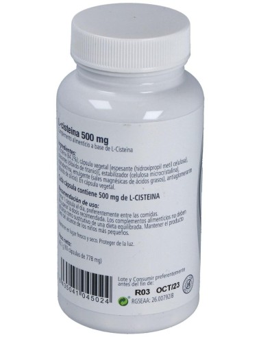L-Cisteina 60Cap. de Artesania