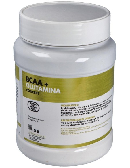 Bcaa+Glutamina Concept Limon 500Gr. de Mega Plus