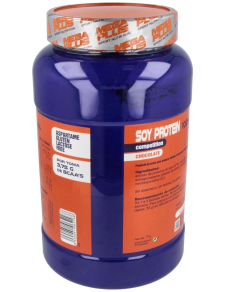 Soy Protein Chocolate 1Kg. de Mega Plus