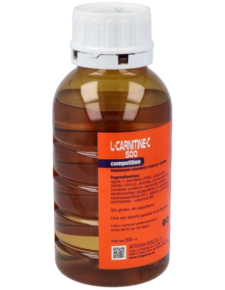 Carnitine Fat Burner Drink 500Ml. de Mega Plus