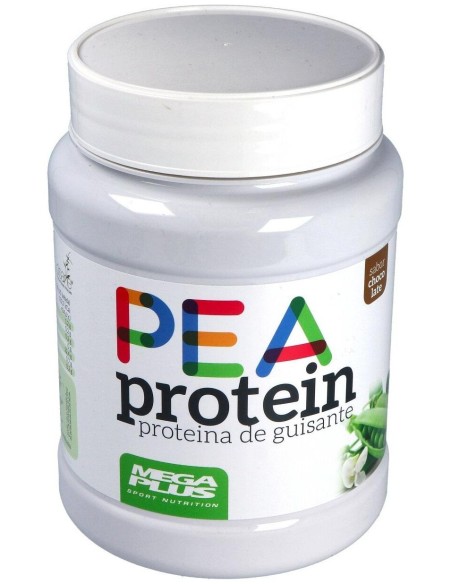Pea Protein Proteina De Guisante Chocolate 500Gr. de Mega Plus