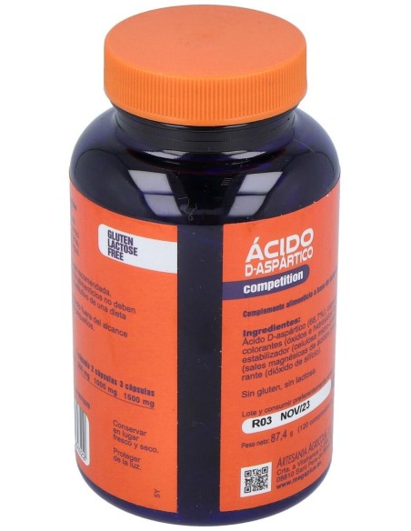 Acido D-Aspartico 120Comp. de Mega Plus