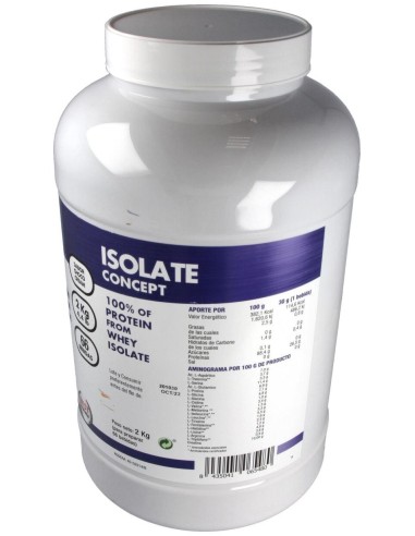 Isolate Concept Chocolate 2Kg. de Mega Plus