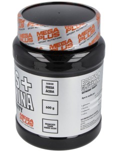 Bcaa+Glutamina Sabor Fresa 600Gr. Extreme Purity de Mega Plus 2