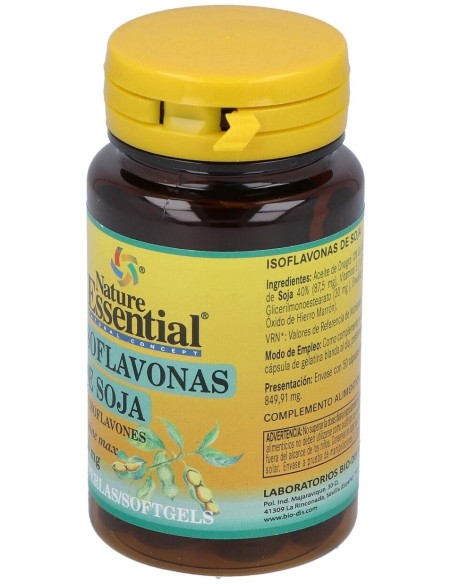Isoflavonas De Soja 620Mg. 50Perlas de Nature Essential