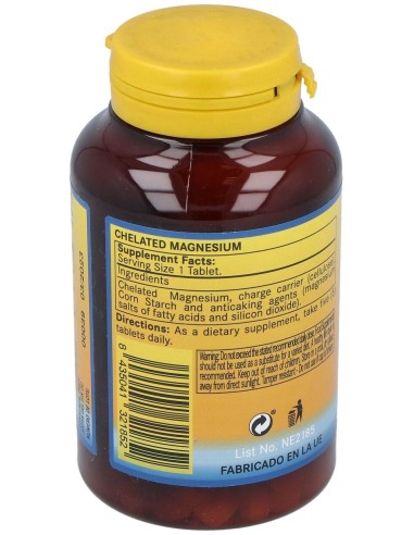 Magnesio Quelado 300Mg. 250Comp. de Nature Essential