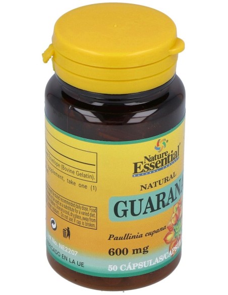 Guarana 600Mg. 50Cap. de Nature Essential