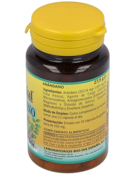 Arandano 1000Mg. 50Cap. de Nature Essential