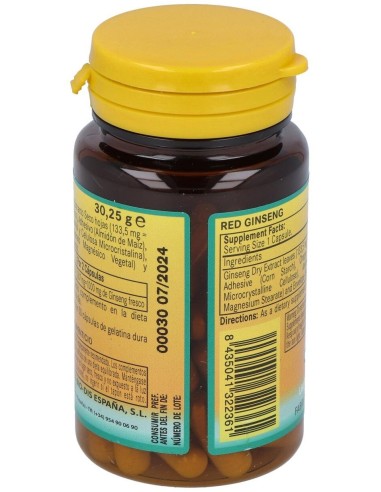 Ginseng Rojo 500Mg. 50Cap. de Nature Essential