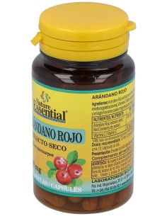 Arandano Rojo 5000Mg. (Ext. Seco 200Mg.) 60Cap. de Nature Essential 2