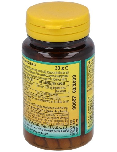 Arandano Rojo 5000Mg. (Ext. Seco 200Mg.) 60Cap. de Nature Essential