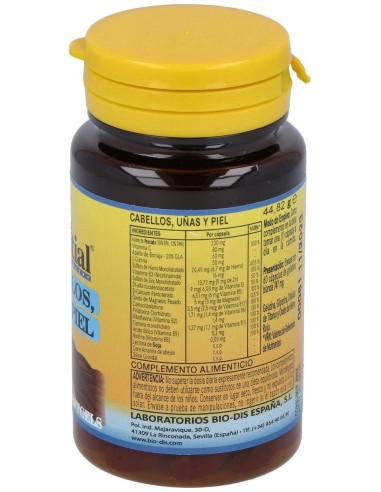 Cabello, Uñas Y Piel 540Mg. 60Perlas de Nature Essential