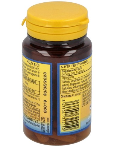 Griffonia 500Mg (5-Htp)+ Magnesio+Vit. B6 60Comp. de Nature Essential