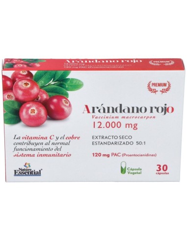Arandano Rojo (Ext Seco 120 Proantocianidas) 30Cap de Nature Essential