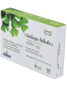 Ginkgo Biloba 6000Mg. 30Cap. de Nature Essential 2