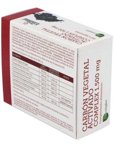 Carbon Vegetal Activo Complex 60Cap. de Nature Essential