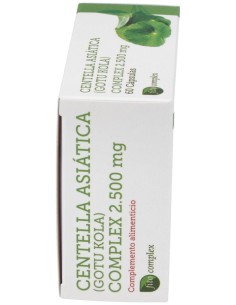 Centella Asiatica Complex 2500Mg. 60Cap. de Nature Essential 2
